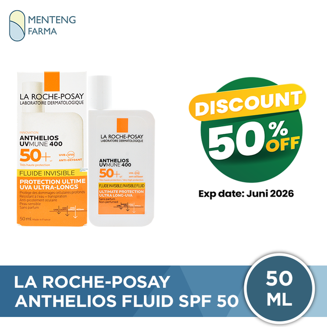 PROMO La Roche Posay Anthelios UVmune 400  Fluid Invisible 50 mL