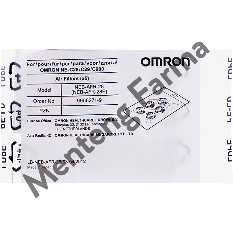 Omron Air Filter  Nebulizer - Filter Udara Nebulizer