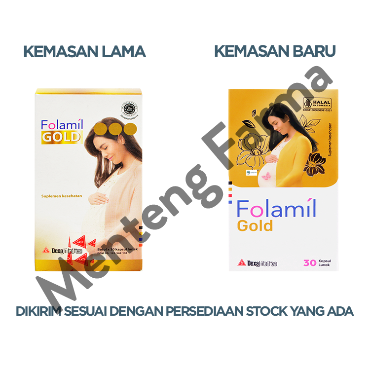 Folamil Gold - Suplemen Khusus Ibu Hamil Tinggi Akan Kandungan DHA