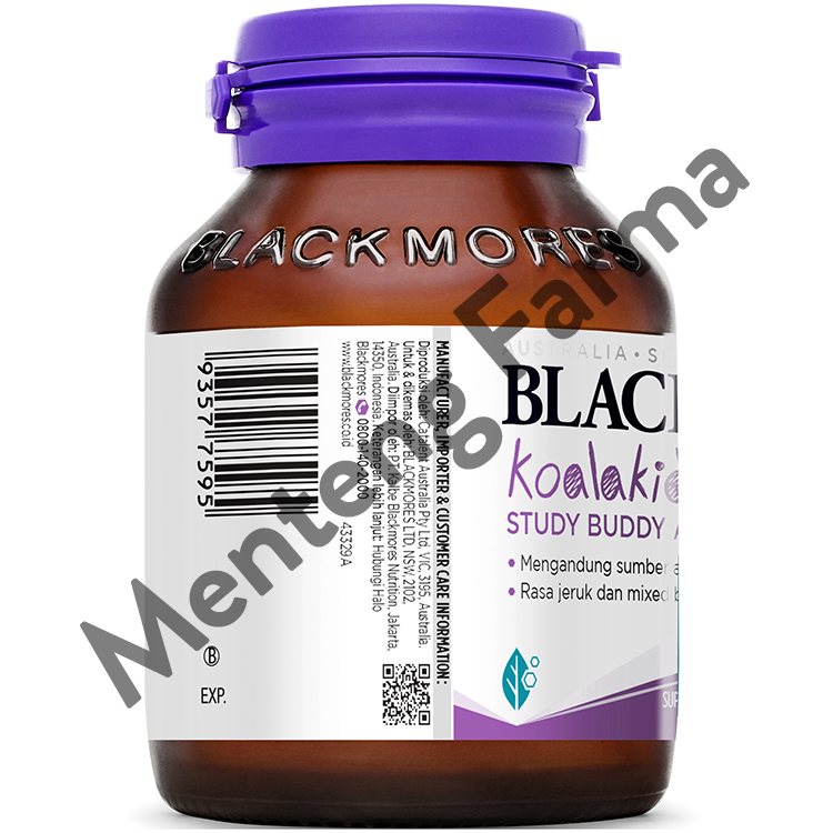 Blackmores Koala Kids Study Buddy Advanced 30 Kapsul - Suplemen Omega 3 Anak