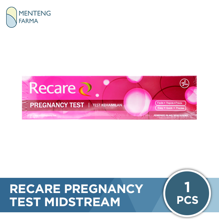 Recare tes kehamilan Midstream / test pack / pregnancy test - 1 Pack
