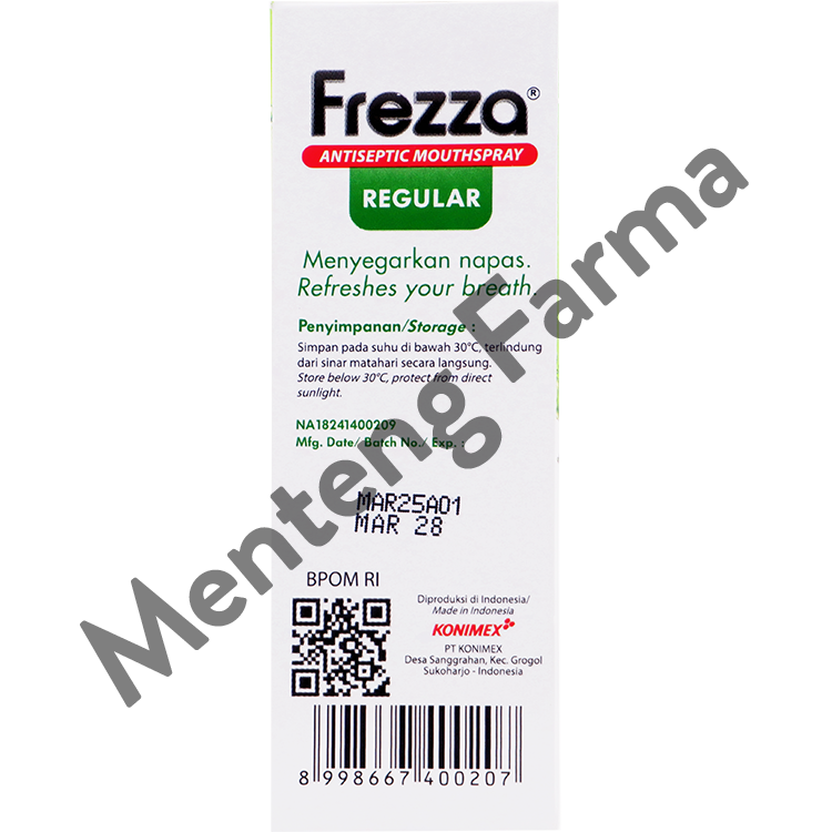 Frezza Antiseptic Mouthspray Regular 13mL - Penyegar Mulut Sugar Free