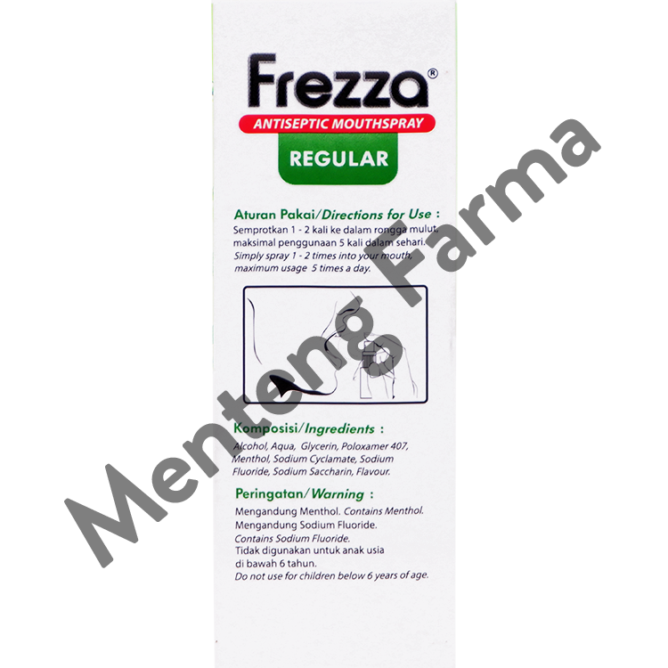 Frezza Antiseptic Mouthspray Regular 13mL - Penyegar Mulut Sugar Free