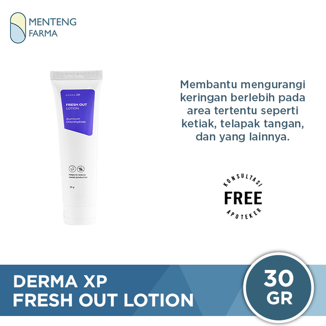 Derma XP Fresh Out Lotion 30 Gr - Mengurangi Keringat Berlebih