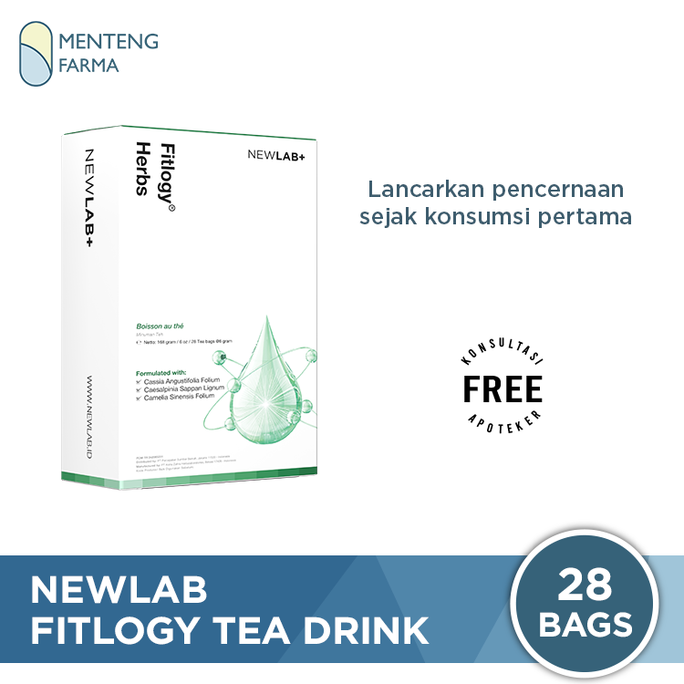Newlab Fitlogy Tea Drink 28 Bags -  Minuman Teh Diet