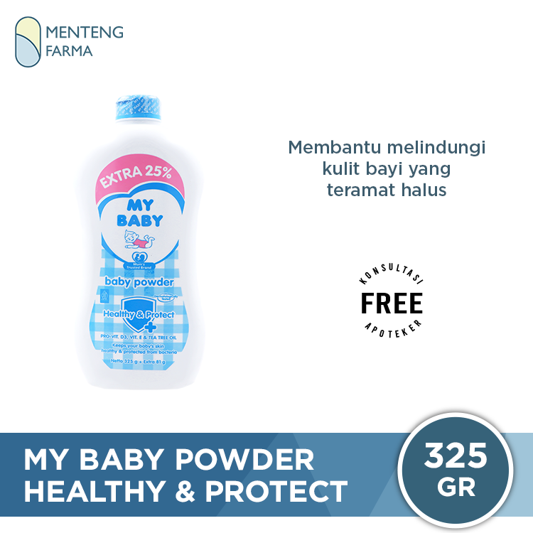 My Baby Powder Healthy & Protect 325 Gr - Bedak Tabur Bayi