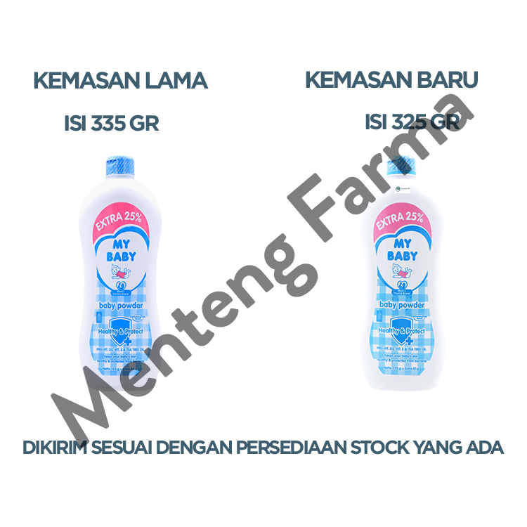 My Baby Powder Healthy & Protect 325 Gr - Bedak Tabur Bayi