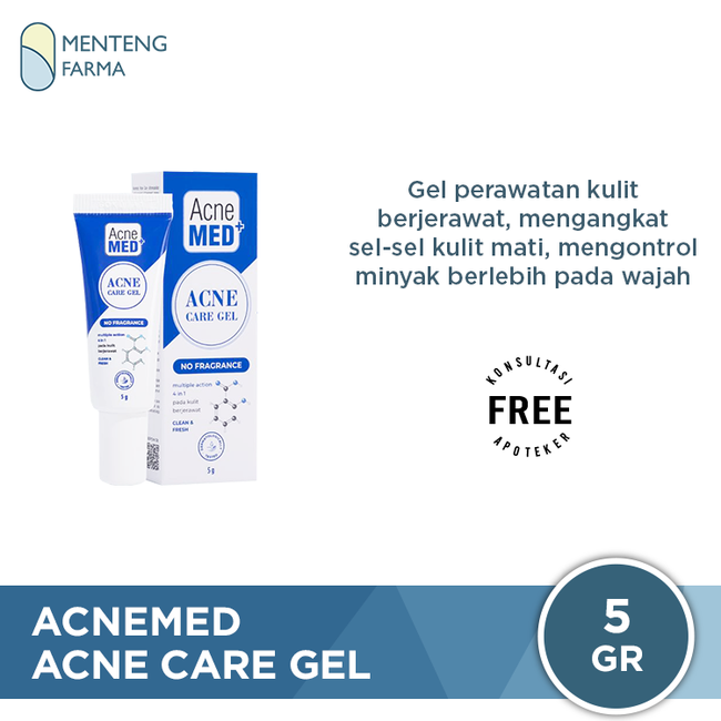 Acnemed Acne Care Gel 5 Gr - Gel Perawatan Kulit Berjerawat