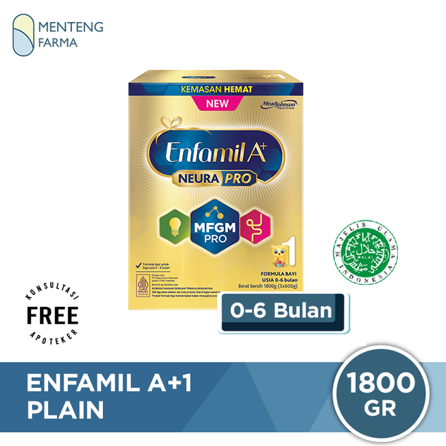 Enfamil A+1 - Susu Formula Bayi 0-6 Bulan 1800 gram