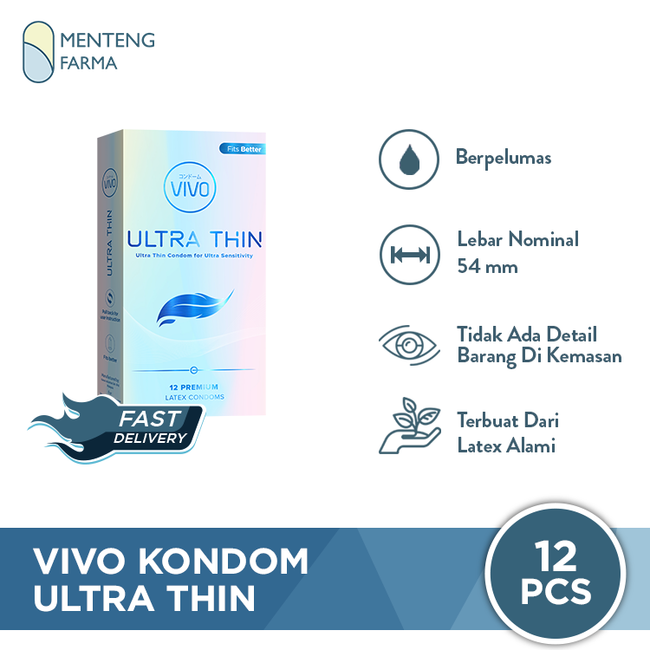 Kondom Vivo Ultra Thin Isi 12