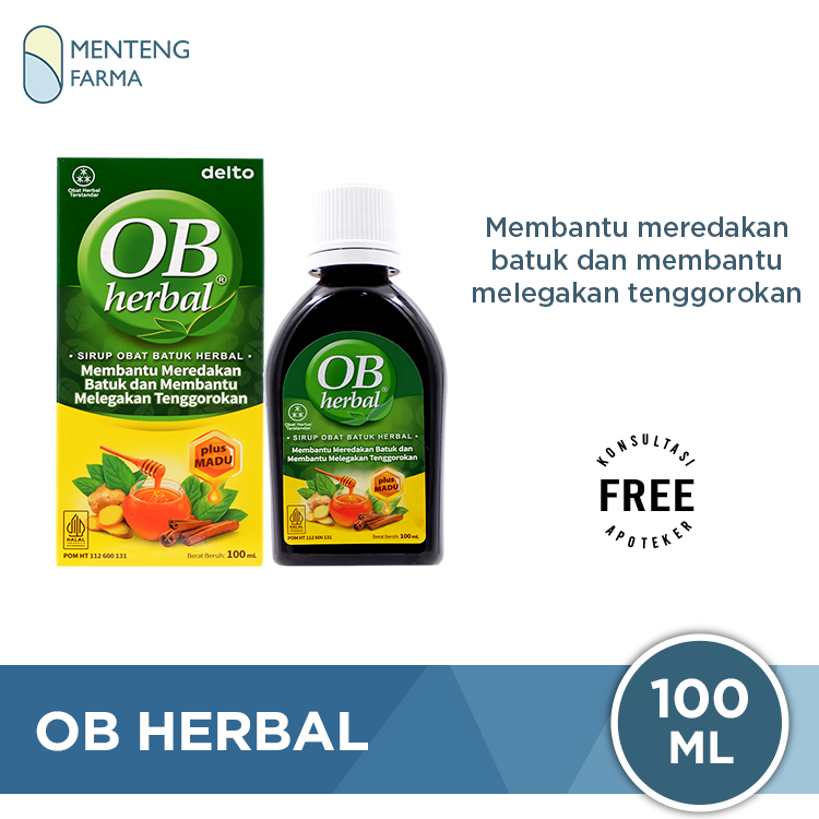 OB Herbal 100 mL - Obat Batuk Herbal