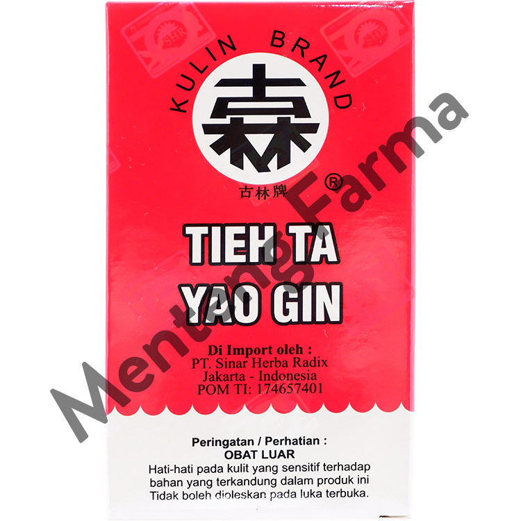 Tieh Ta Yao Gin (Kulin Brand) - Obat Merah China Untuk Luka/Memar