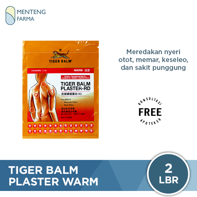 Tiger Balm Plaster (Warm) - Koyo Pereda Nyeri Otot / Punggung / Encok