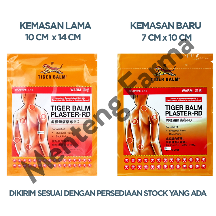 Tiger Balm Plaster (Warm) - Koyo Pereda Nyeri Otot / Punggung / Encok