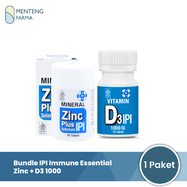 Bundle IPI Immune Essential Zinc + D3 1000