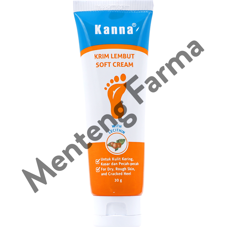 Kanna Soft Cream 30 Gram - Krim Lembut Untuk Kaki Kering, Kasar, Pecah - Pecah
