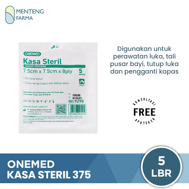 Onemed Kasa Steril 785 5 Lembar - Kasa Perawatan Luka