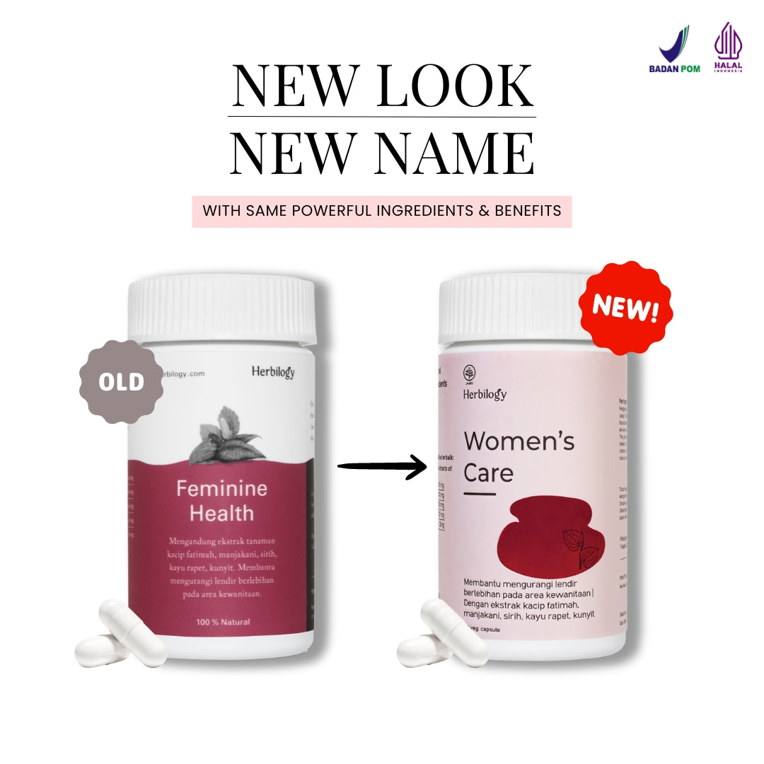 Herbilogy Women's Care (Feminine Health) 60 caps - Suplemen Herbal Kewanitaan