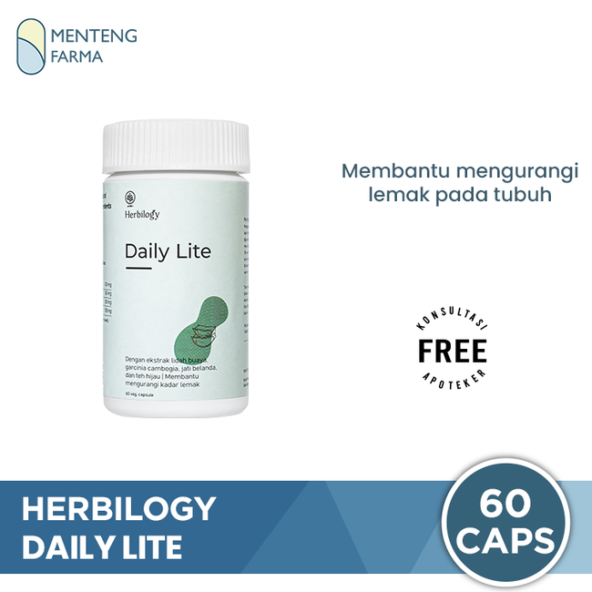Herbilogy Daily Lite (Slimming Capsule) 60 caps - Suplemen Herbal Pelangsing