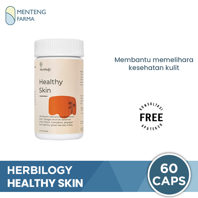 Herbilogy Healthy Skin 60 caps - Suplemen Kesehatan Kulit