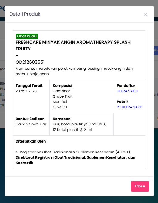 FreshCare Smash Fruity - Double Inhaler + Roll On