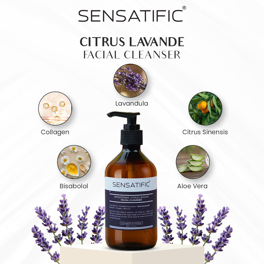 Sensatific Brightening Citrus Lavande Facial Cleanser 300 ml