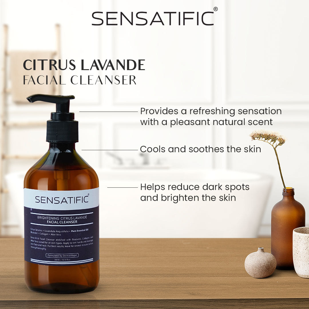 Sensatific Brightening Citrus Lavande Facial Cleanser 300 ml
