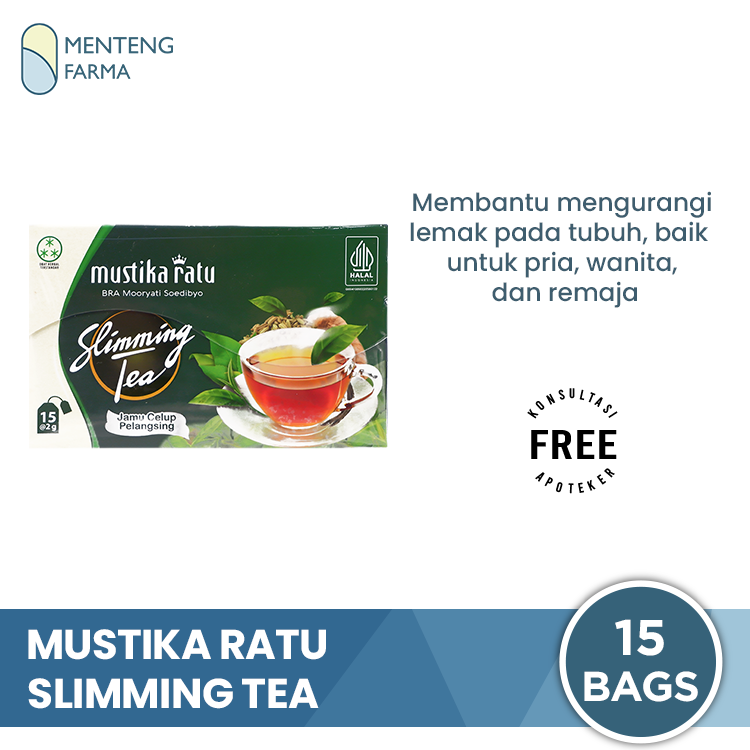 Mustika Ratu Slimming Tea isi 15 Bags - Teh Pelangsing dan Detox