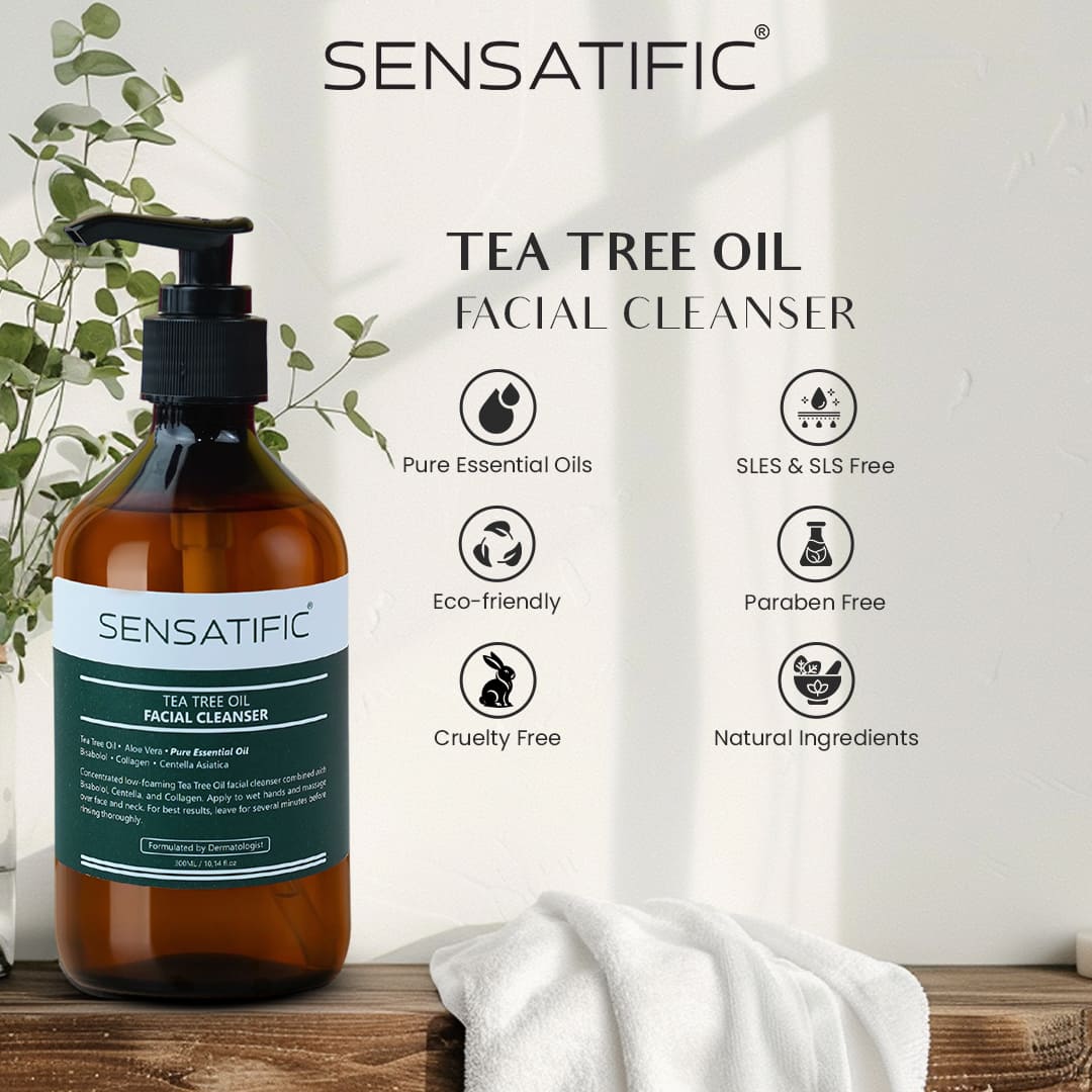 Sensatific Tea Tree Oil Facial Cleanser 300 ml
