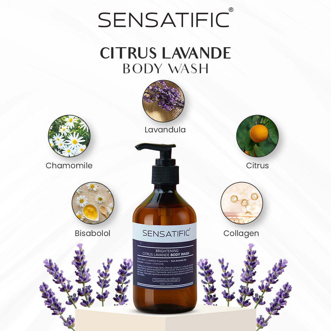 Sensatific Brightening Citrus Lavande Body Wash 500ml