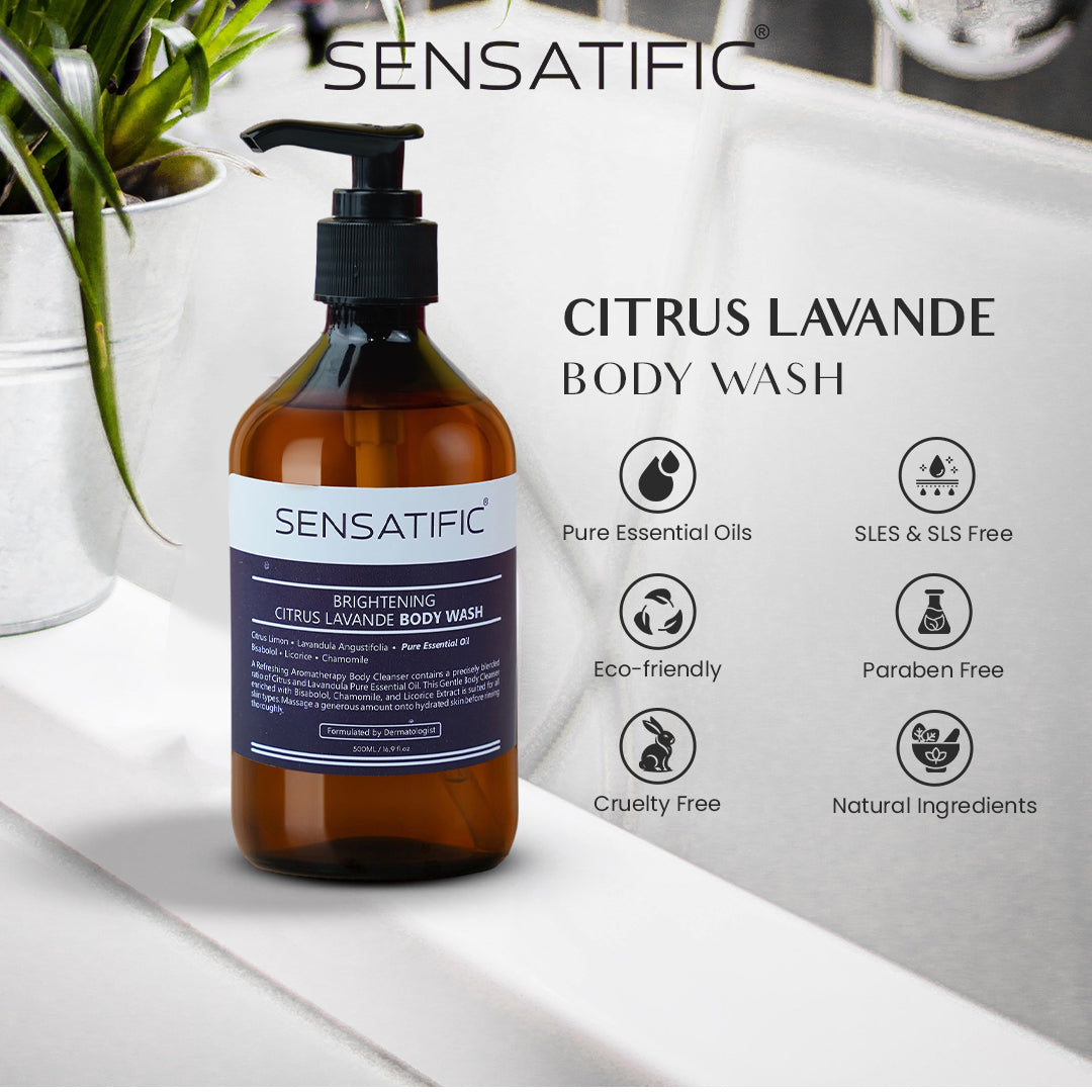 Sensatific Brightening Citrus Lavande Body Wash 500ml