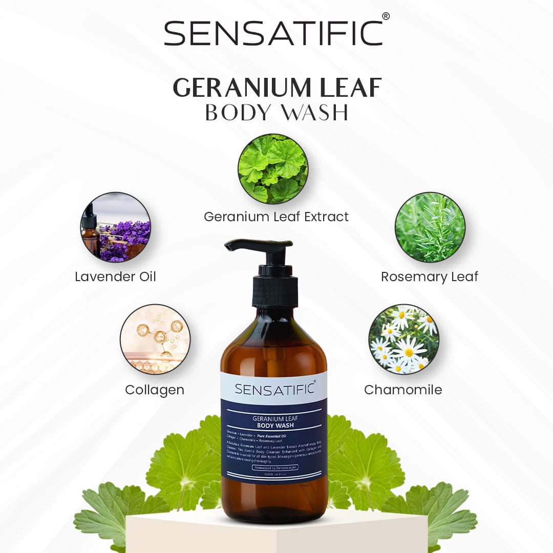 Sensatific Geranium Leaf Body Wash 500ml