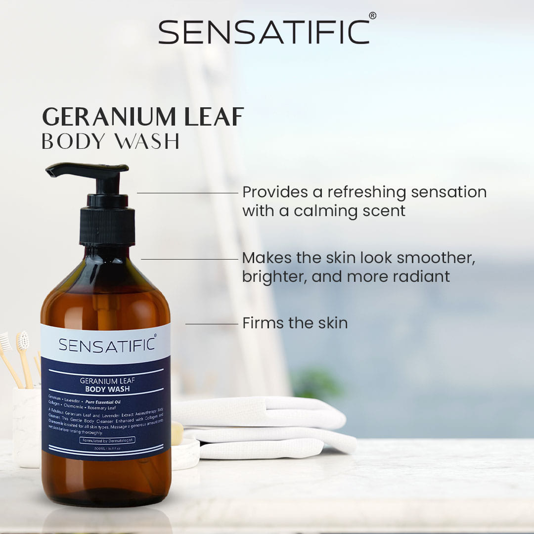 Sensatific Geranium Leaf Body Wash 500ml