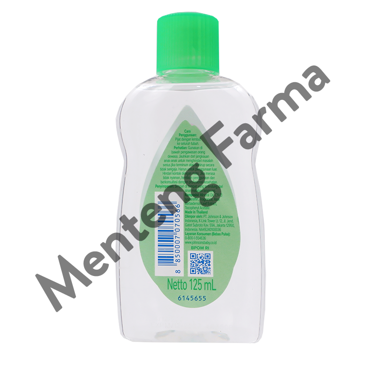Johnson's Aloe Vera & Vitamin E  Baby Oil 125 mL - Menutrisi Kulit Bayi