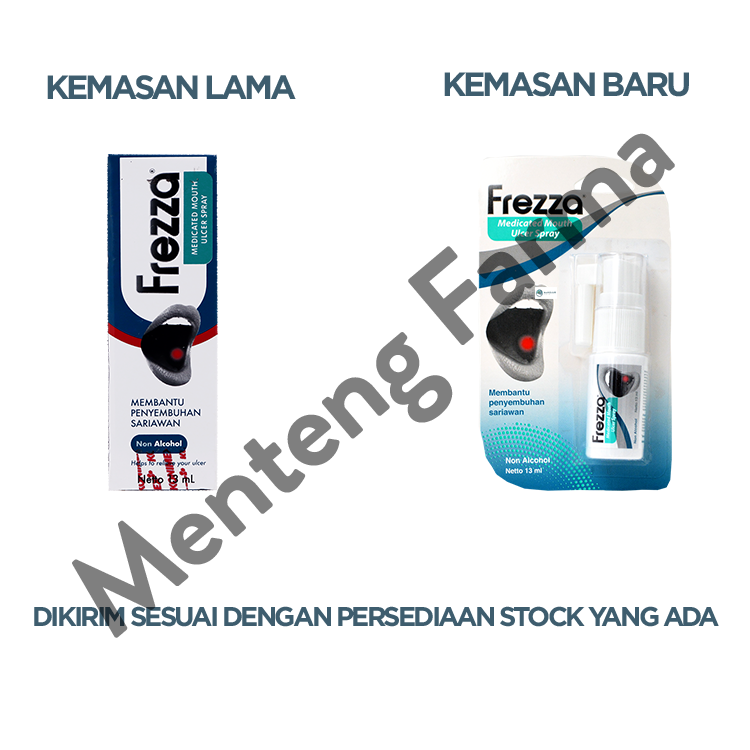 Frezza Medicated Mouth Ulcer Spray 13 mL - Spray Mulut Penghilang Sariawan