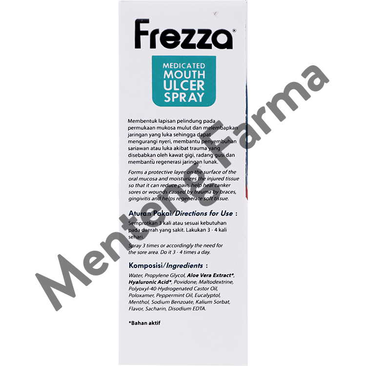 Frezza Medicated Mouth Ulcer Spray 13 mL - Spray Mulut Penghilang Sariawan
