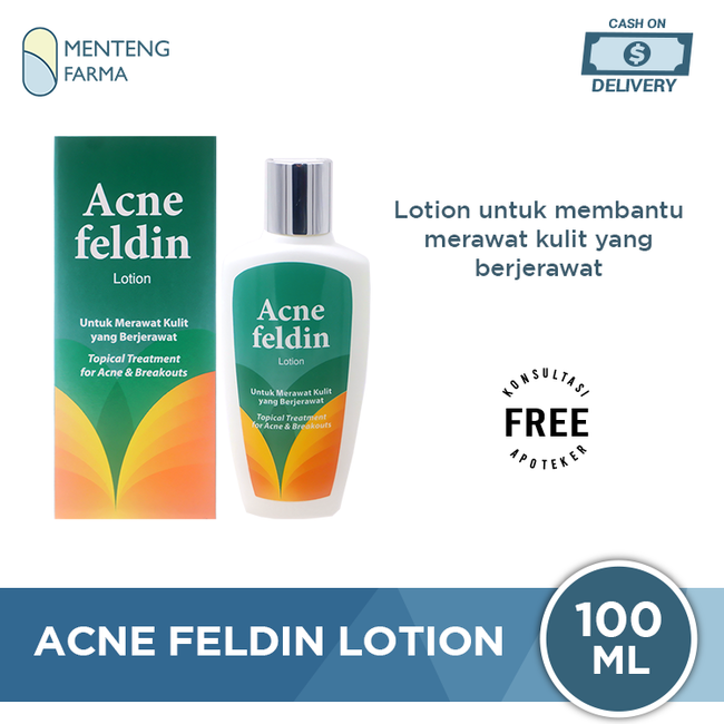 Acne Feldin Lotion - Lotion Perawatan Kulit Berjerawat