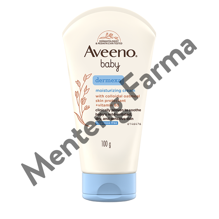 Aveeno Baby Dermexa Moisturizing Cream 100 Gr - Pelembab Kulit Bayi Sensitif Gatal Iritasi