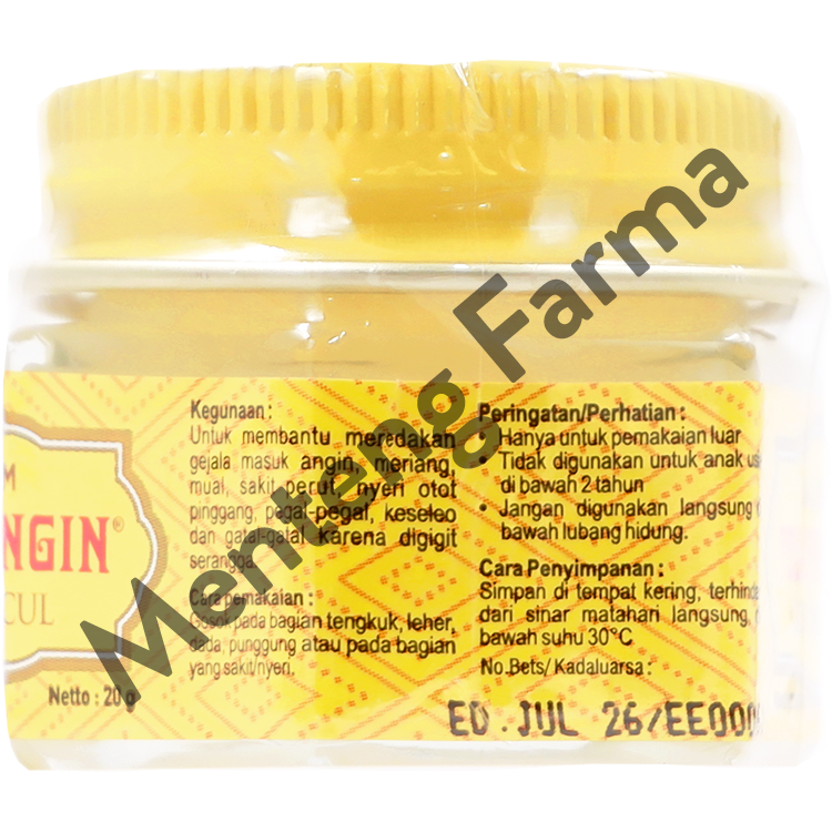 Balsem Tolak Angin Sidomuncul 20 gr - Meredakan Gejala Masuk Angin