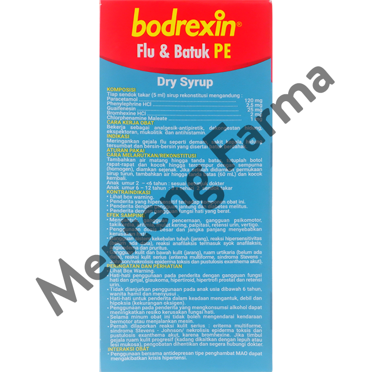 Bodrexin Flu & Batuk PE Jeruk 60 ml - Pereda Flu dan Pilek Pada Anak