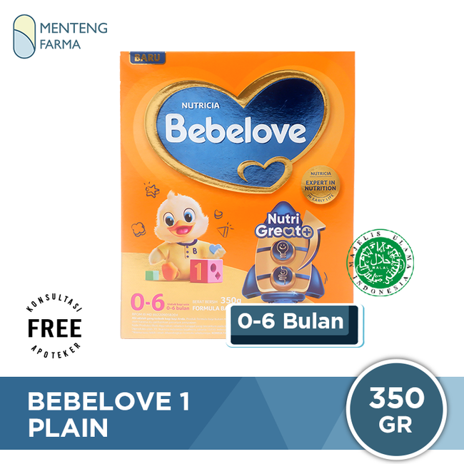 Bebelove 1 (0 - 6 Bulan) Formula Bayi Bubuk 350 Gram