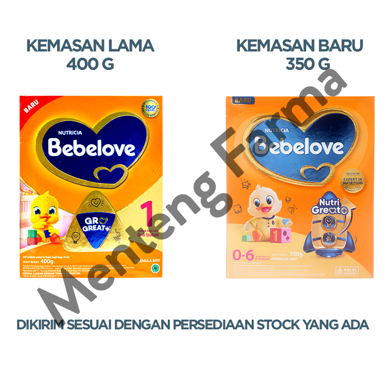 Bebelove 1 (0 - 6 Bulan) Formula Bayi Bubuk 350 Gram