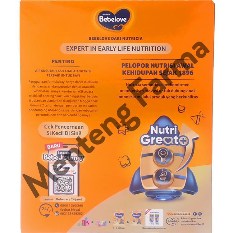 Bebelove 1 (0 - 6 Bulan) Formula Bayi Bubuk 350 Gram