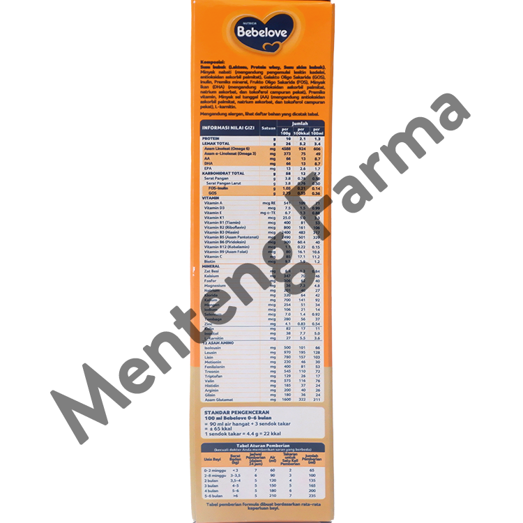 Bebelove 1 (0 - 6 Bulan) Formula Bayi Bubuk 175 Gram