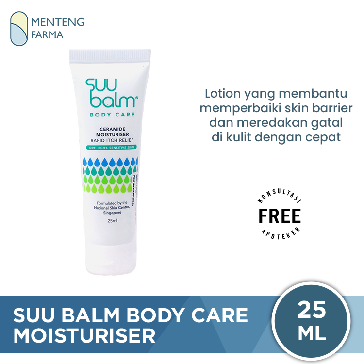 Suu Balm Rapid Itch Relief Moisturiser 25 mL - Pelembab Kulit Kering dan Sensitif