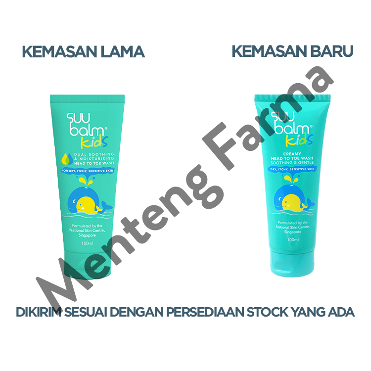 Suu Balm Kids Body Wash Dry Itchy Sensitive Skin 100 mL - Sabun Kulit Kering dan Sensitif