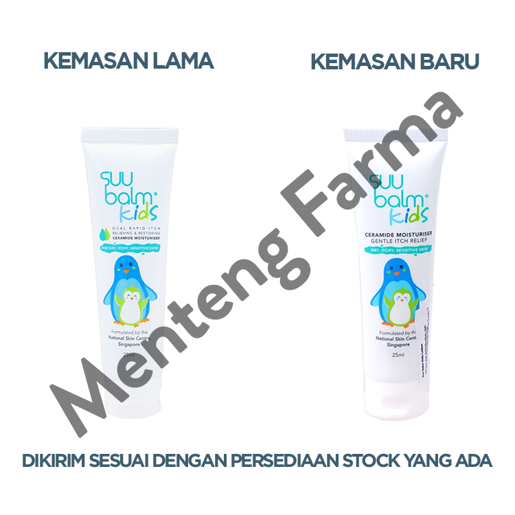 Suu Balm Kids Dual Rapid Itch Relieving & Restoring Moisturiser 25 mL - Pelembab Kulit Kering dan Sensitif