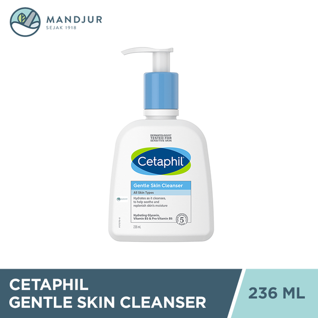 Cetaphil Gentle Skin Cleanser 236 mL | Pembersih Wajah dan Tubuh