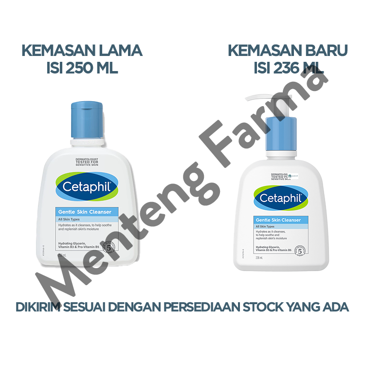 Cetaphil Gentle Skin Cleanser 236 mL | Pembersih Wajah dan Tubuh