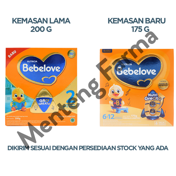 Bebelove 2 (6 - 12 Bulan) Formula Bayi Bubuk 175 Gram
